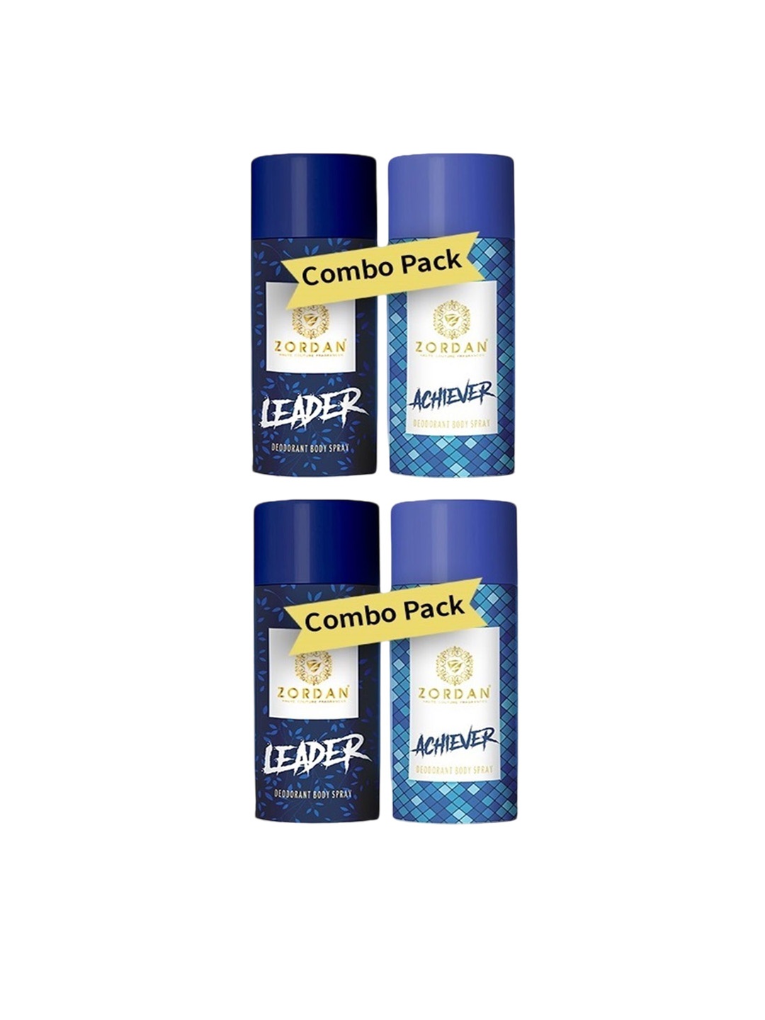 

ZORDAN Set Of 2 Leader & Achiever Body Spray- 300ml Each, Blue