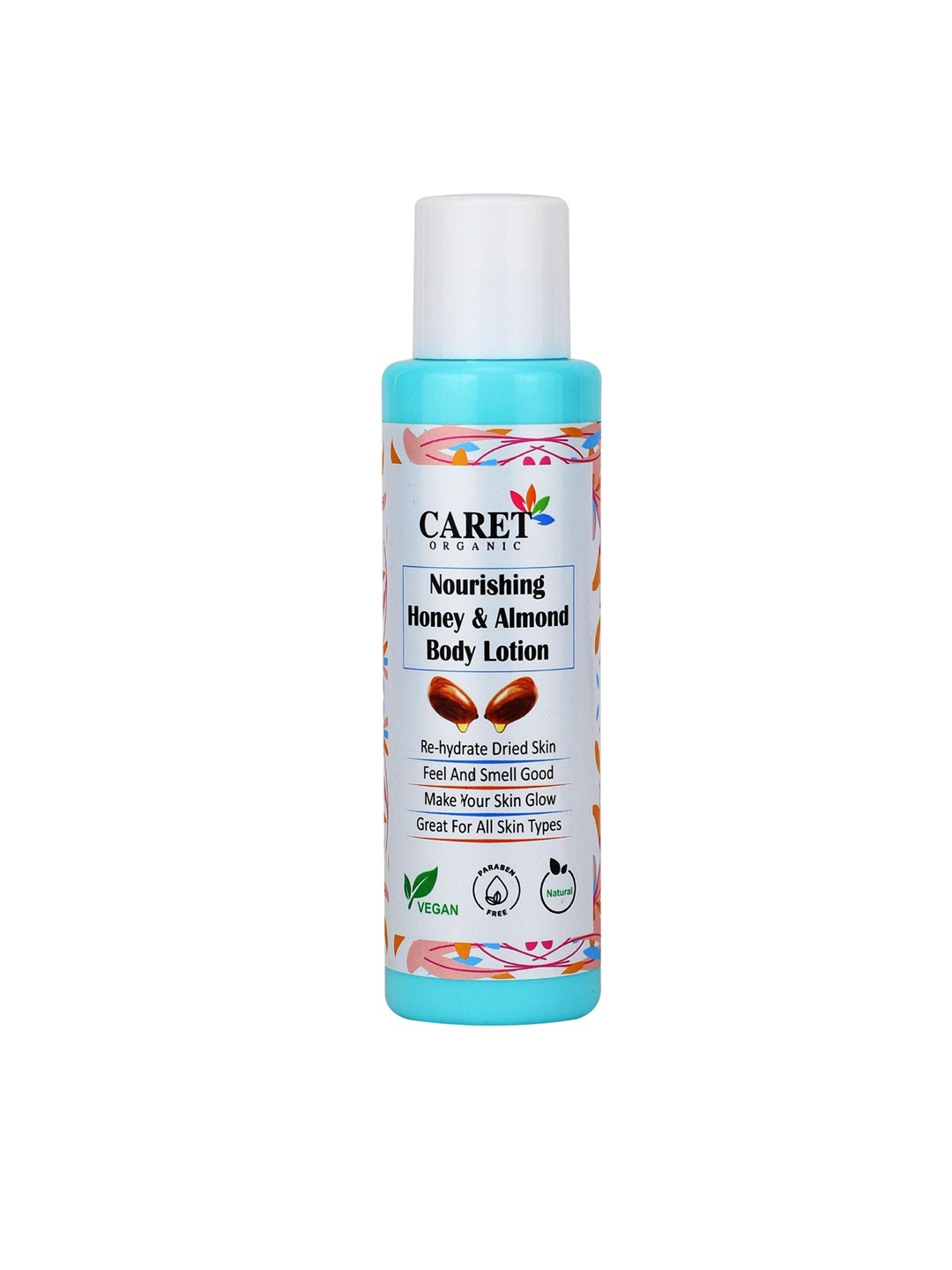 

CARET ORGANIC Honey & Almond Body Lotion - 100 ml, White