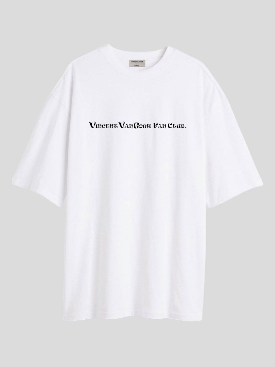 

TheBTclub Men Printed Drop-Shoulder Sleeves Activchill T-shirt, White