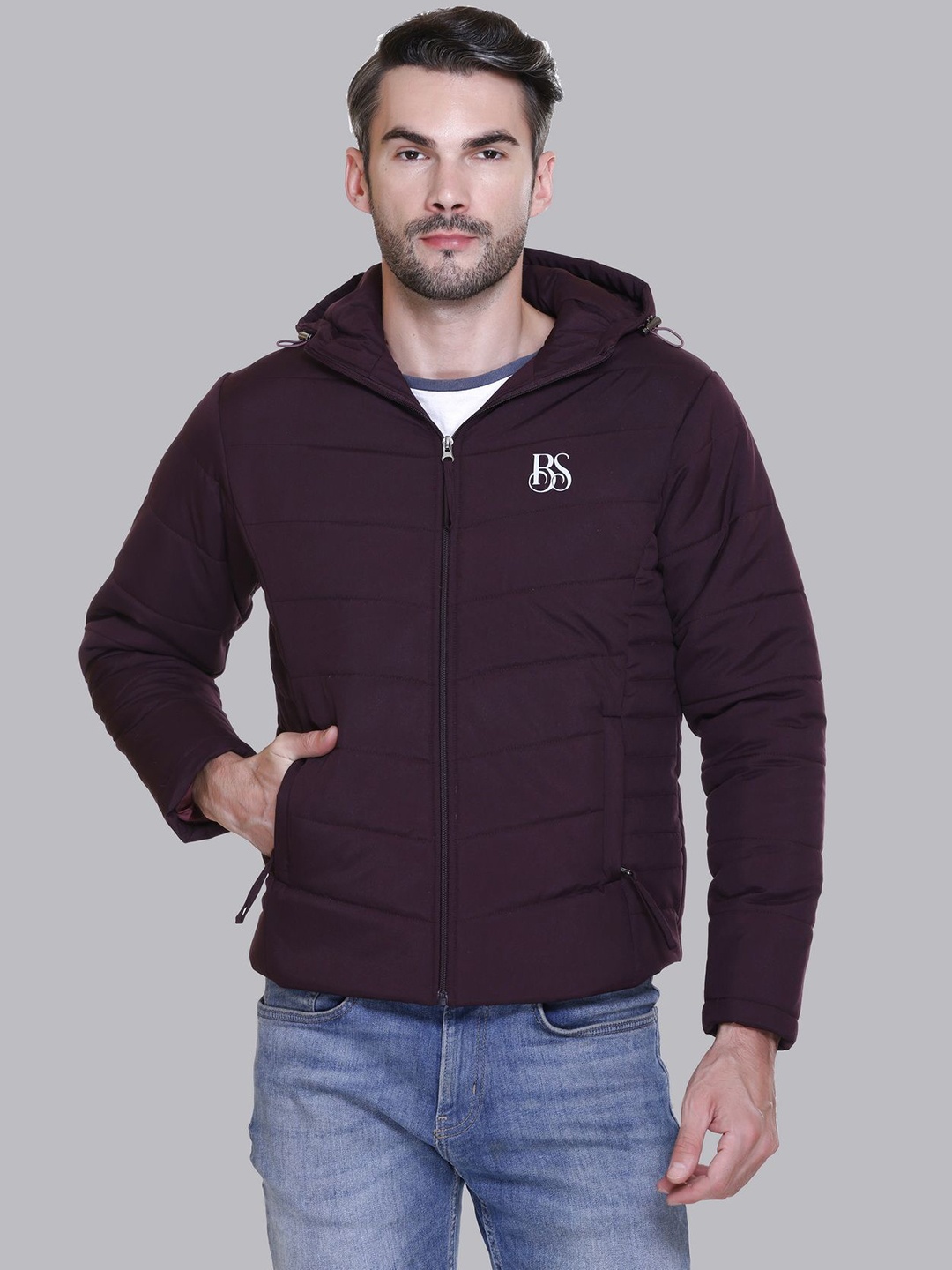 

BARSTOW Men Lightweight Outdoor Quilted Jacket, Burgundy
