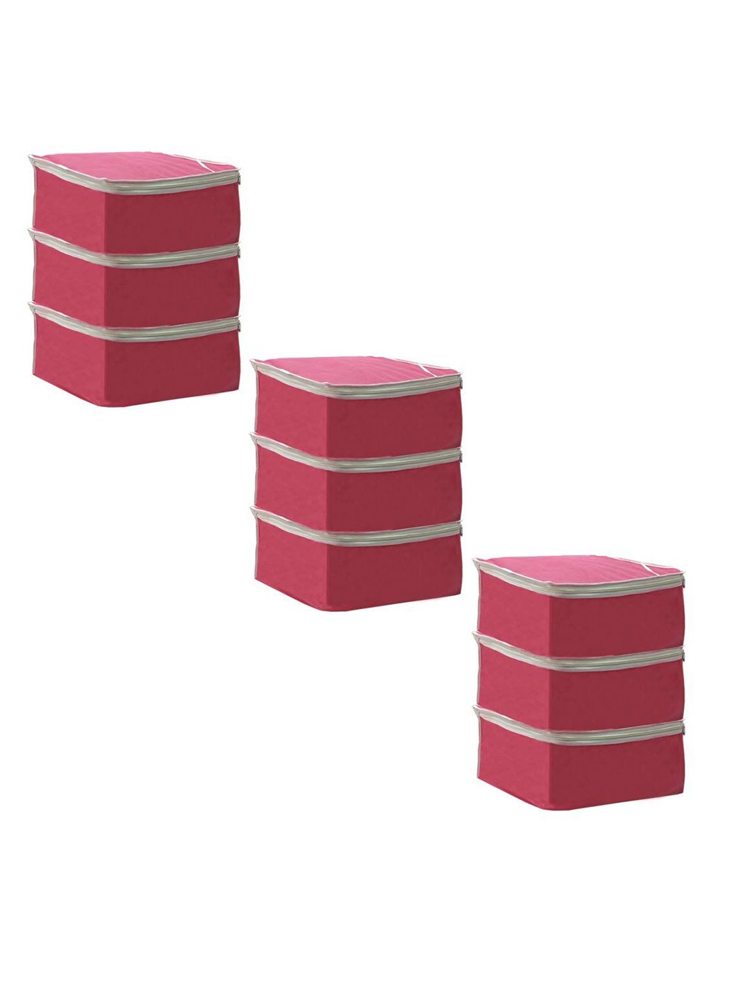 

prettykrafts Pink Set of 6 Regular Drawer Organiser Organisers
