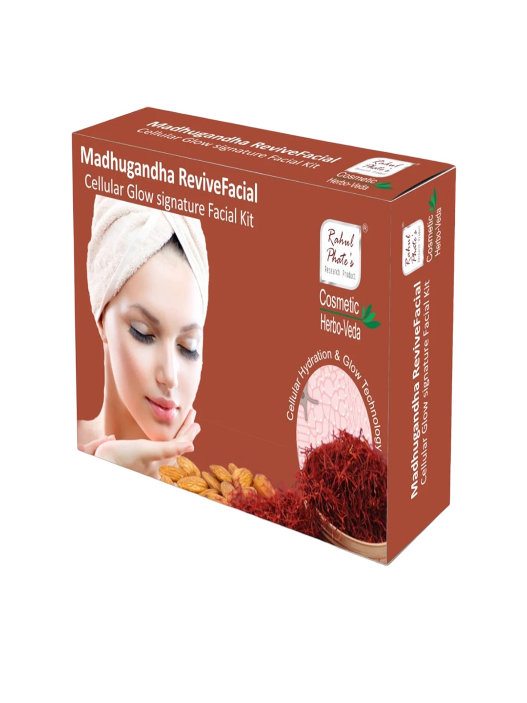 

Rahul Phate Research Product Madhugandha Revive Facial Kit- </p>Face wash- Scrub- Cream-, White