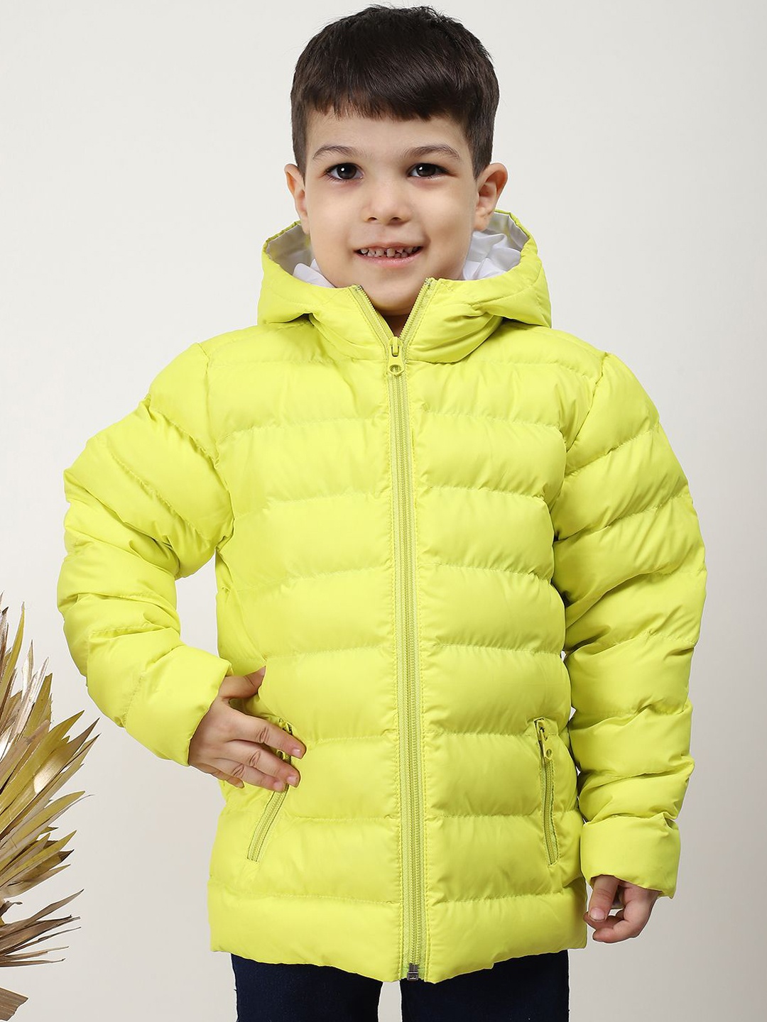 

HOUSE OF VEDAS Boys Lightweight Puffer Jacket, Rust