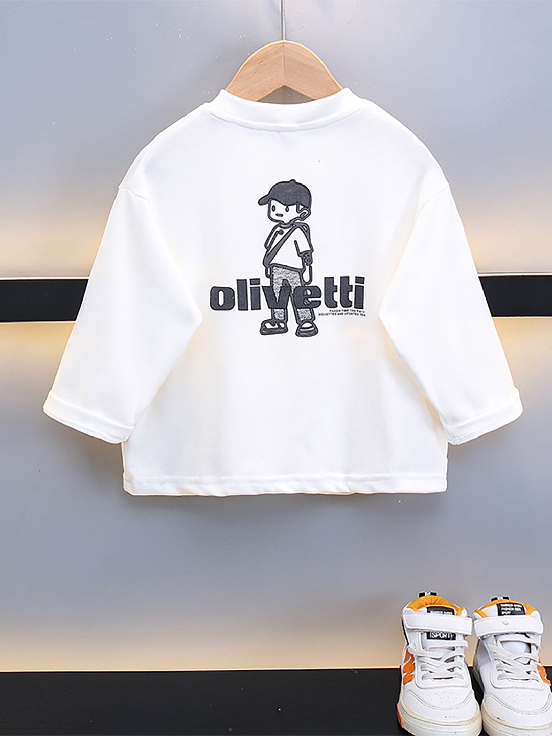 

StyleCast x Revolte Kids Printed Cotton Regular Top, White