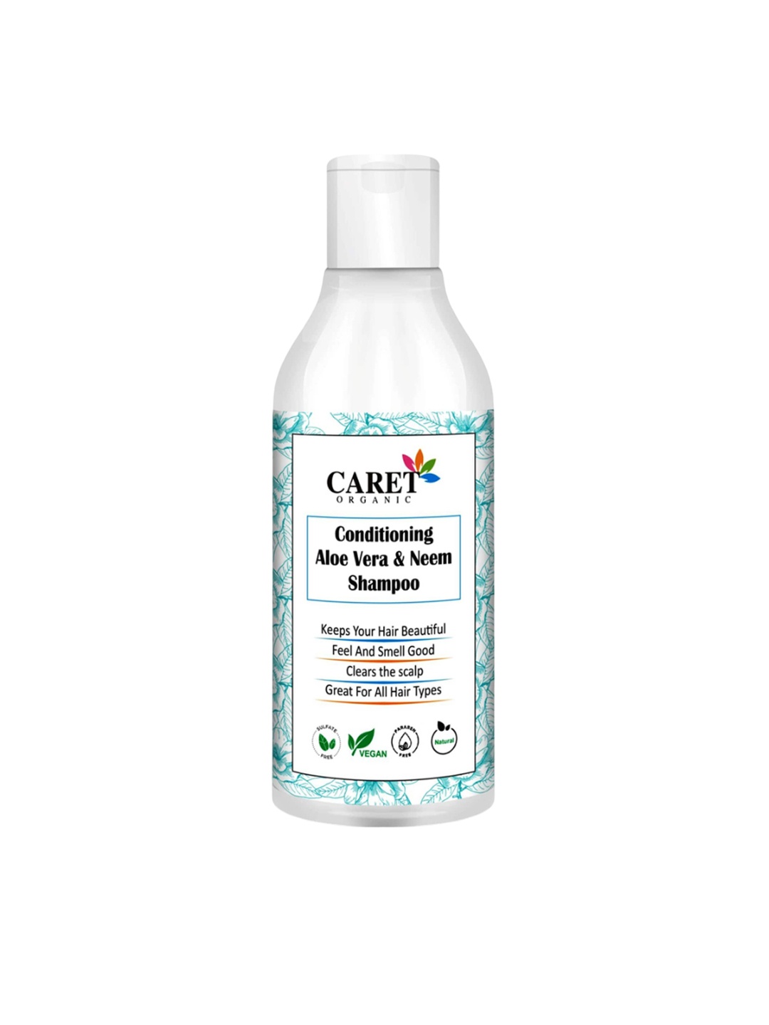 

CARET ORGANIC Conditioning Aloe Vera & Neem Anti Dandruff Shampoo-300ml, White
