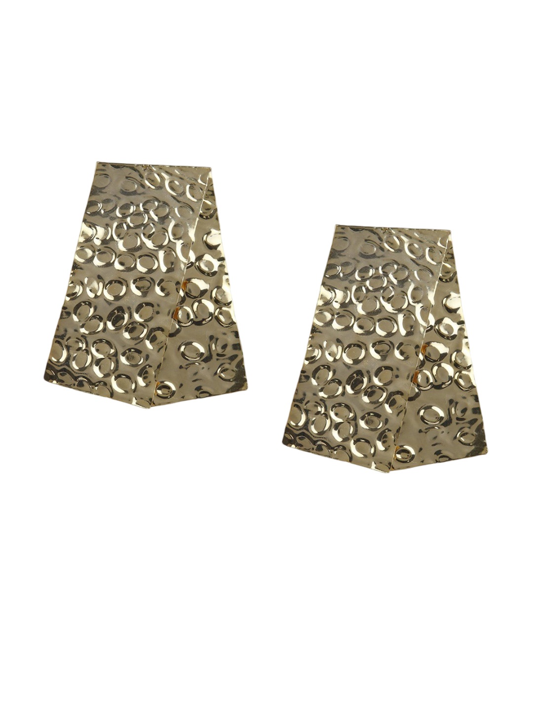

VALLIYAN BY NITYA Contemporary Studs Earrings, Gold