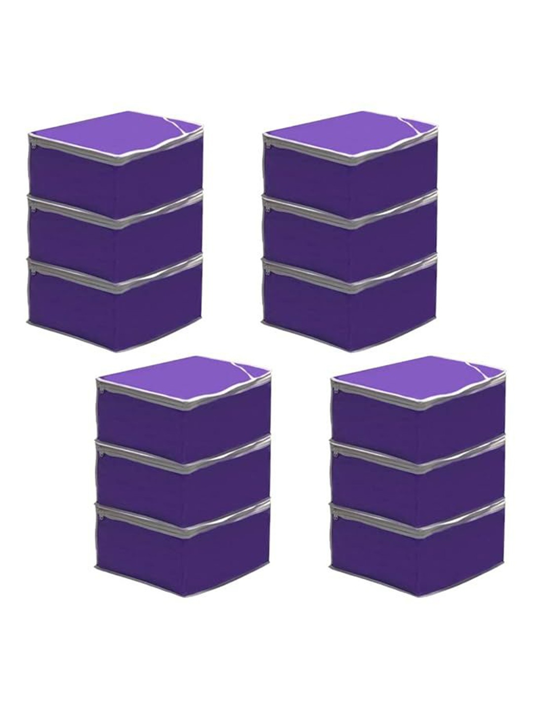 

prettykrafts Purple Set of 6 Regular Drawer Organiser Organisers