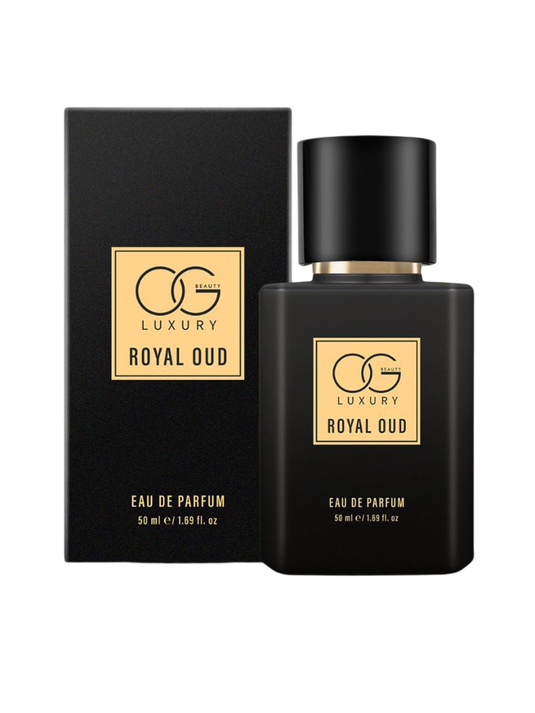 

OG BEAUTY LUXURY Men Royal OUD Long-Lasting Scent Eau de Parfum - 50 ml, Black