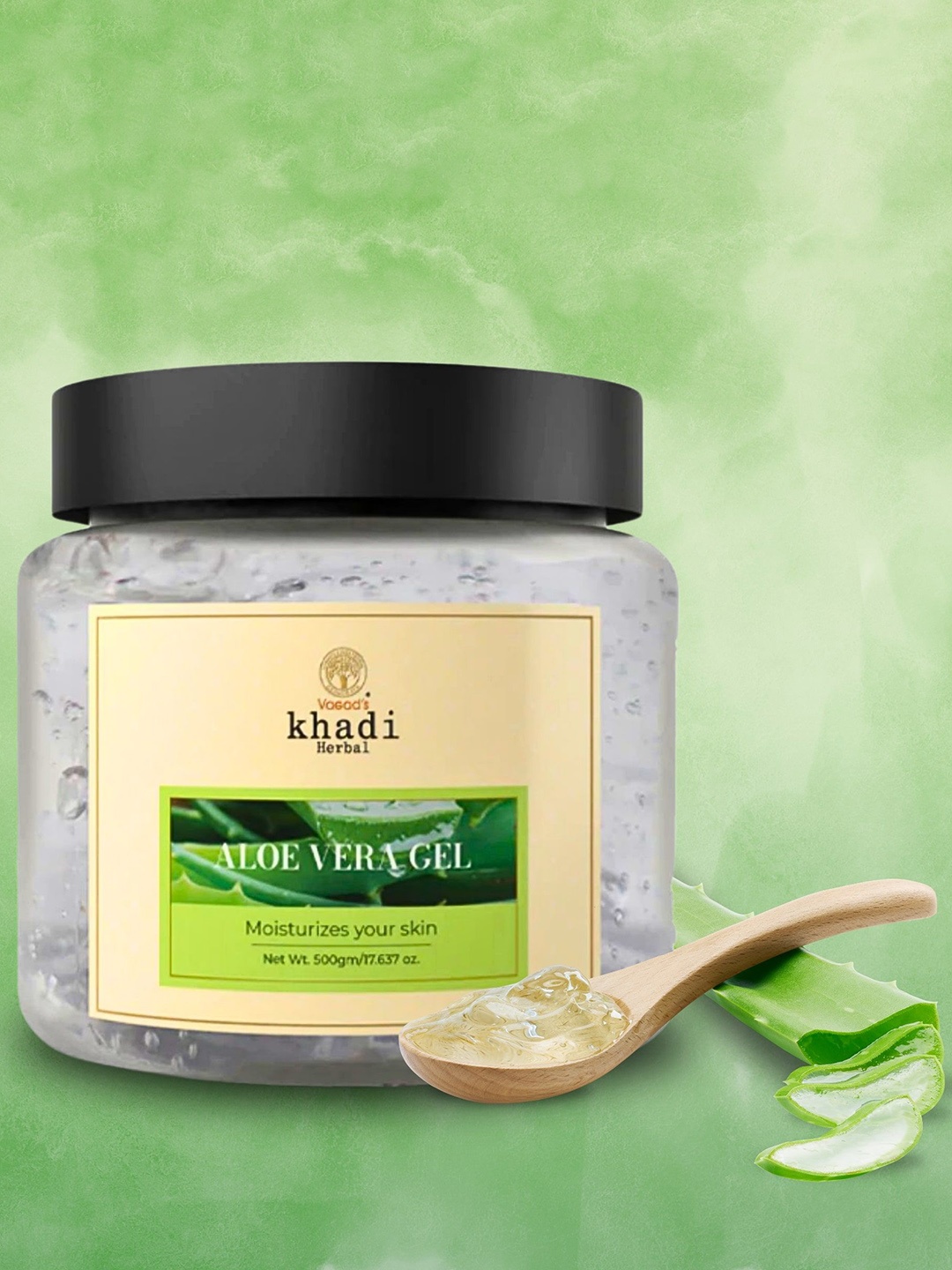 

Vagads Khadi Natural Aloe Vera Gel - 500 g, Transparent