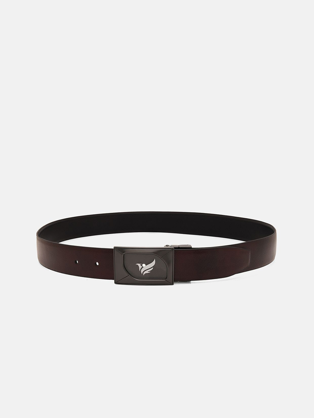 

Blackberrys Men Leather Reversible Belt, Maroon