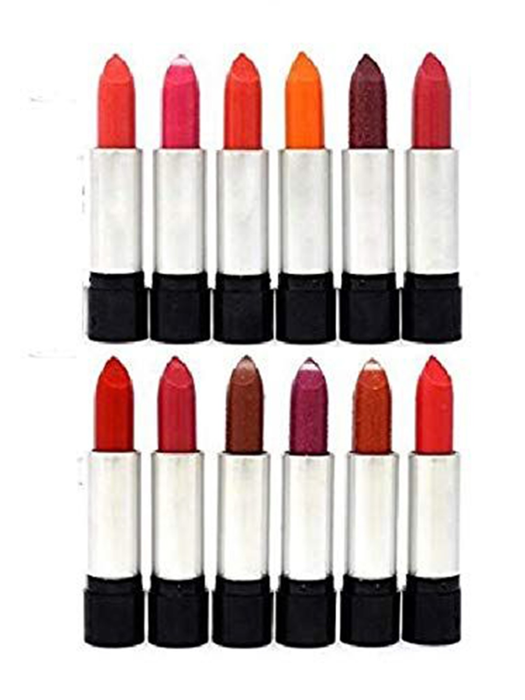 

YELGO Set Of 12 Matte Amplified Crme Balm Lipstick, Multi