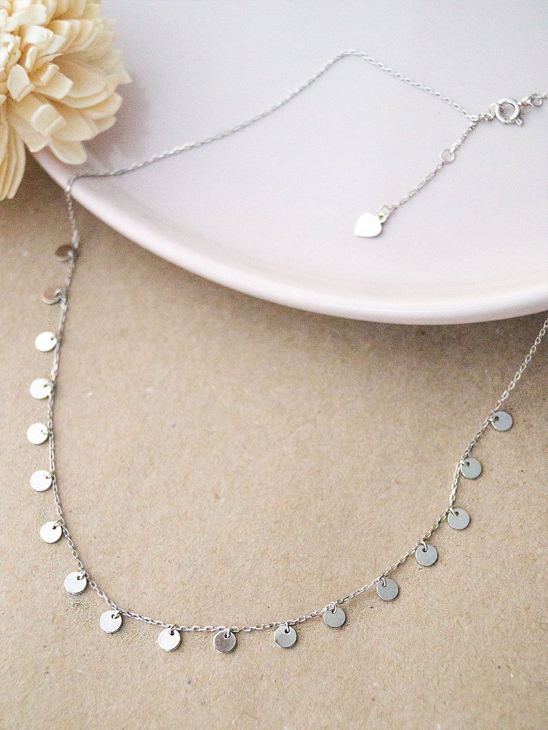 

MANNASH 92.5 Sterling Silver Rhodium-Plated Necklace