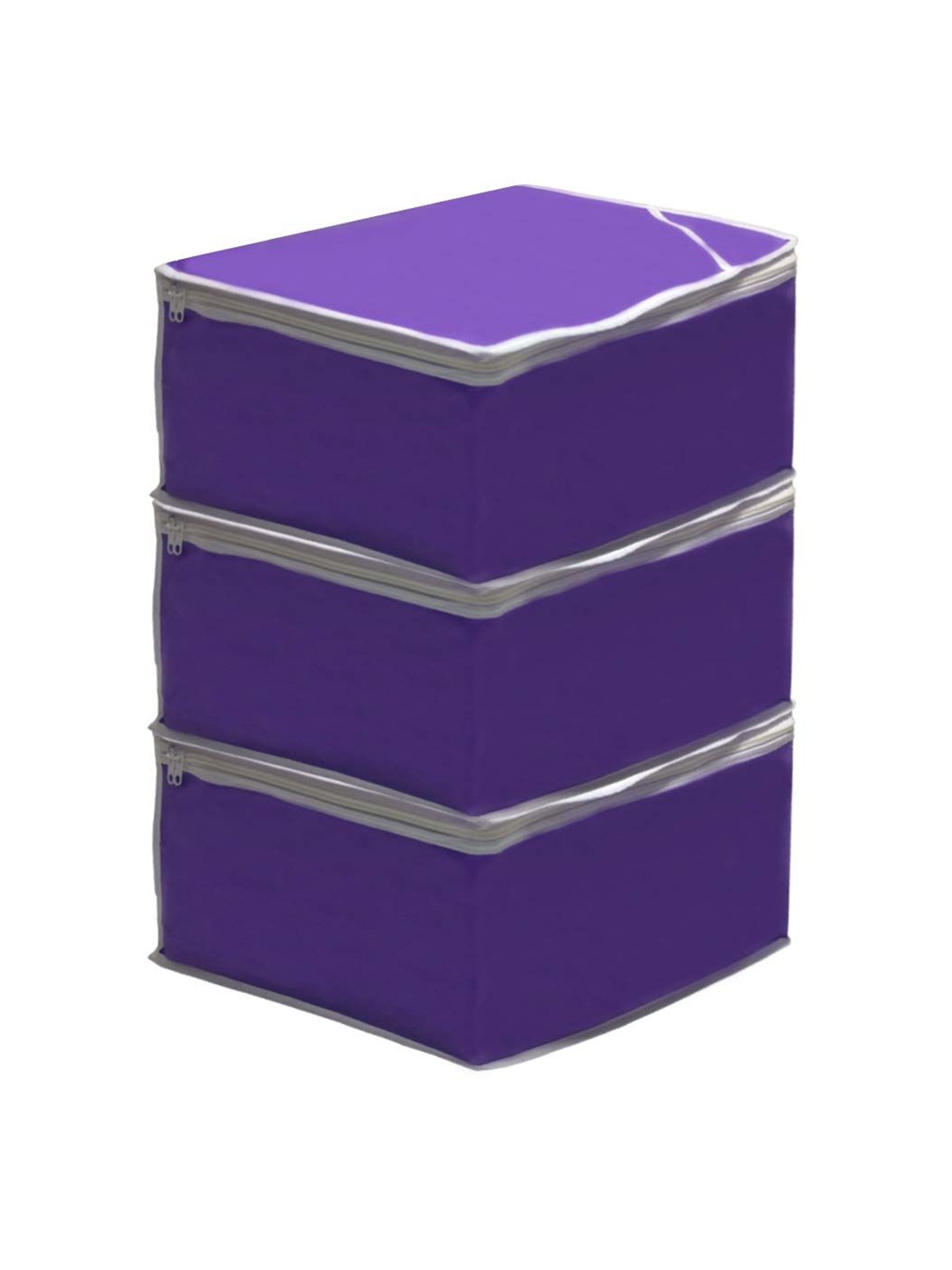 

prettykrafts Purple Set of 3 Regular Drawer Organiser Organisers