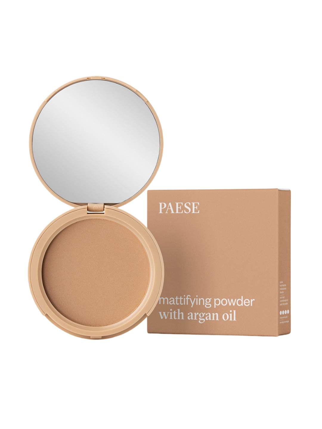 

Paese Cosmetics Mattifying Powder With Argan Oil - 18 g - Golden Beige - 05