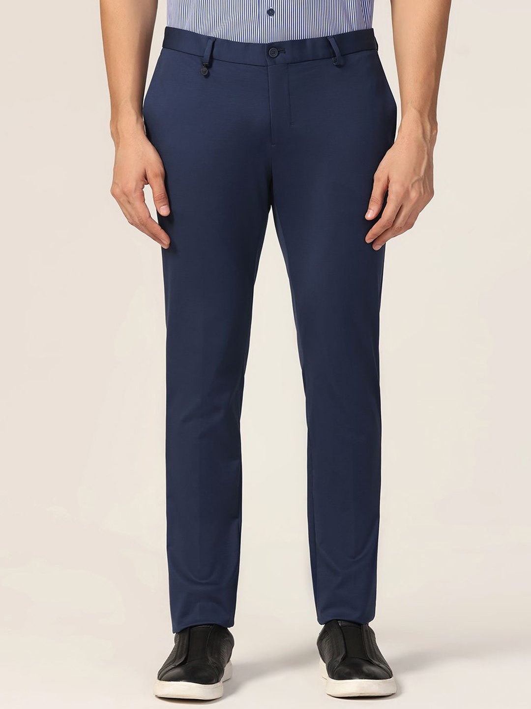 

Blackberrys Men Urban Slim Slim Fit Chinos Trousers, Navy blue