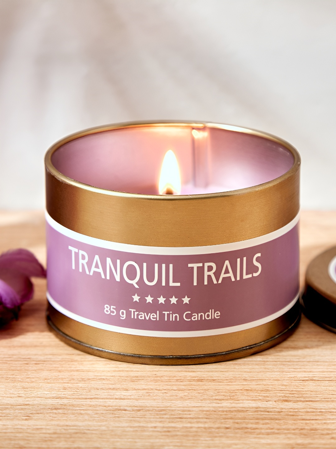 

Home Centre Purple & White 1 pieces Tea Light Candle