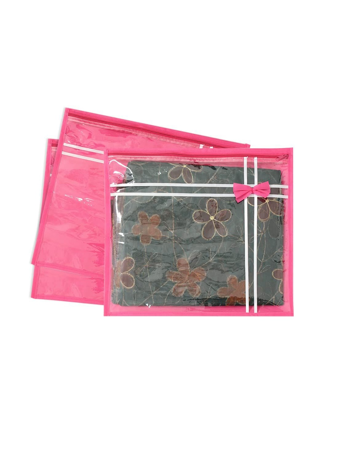 

prettykrafts Pink Set of 3 Regular Drawer Organiser Organisers