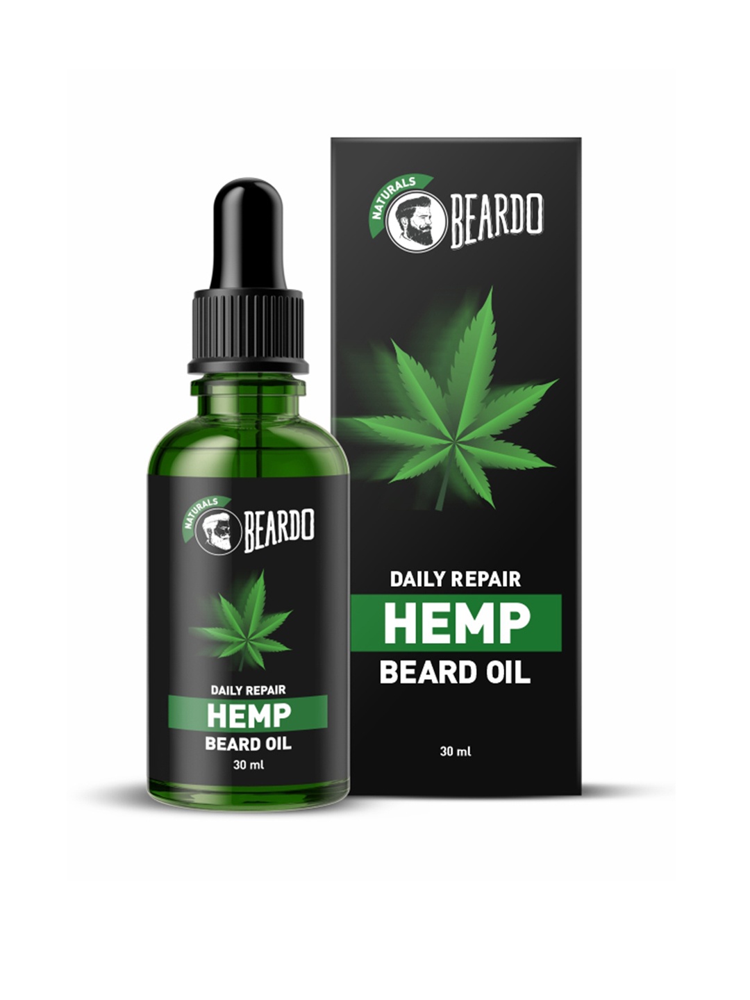 

BEARDO Men Daily Repair Hemp Beard Oil 30 ml, Black
