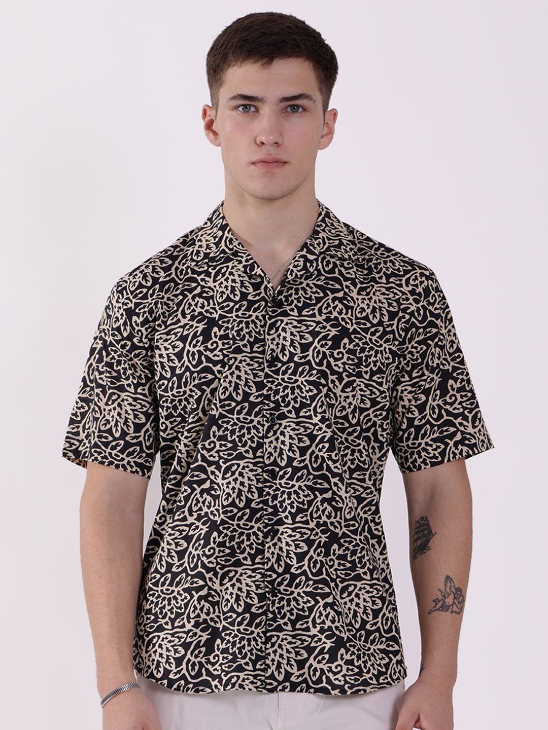 

RAYONBAY Men Relaxed Floral Opaque Printed Casual Shirt, Multi