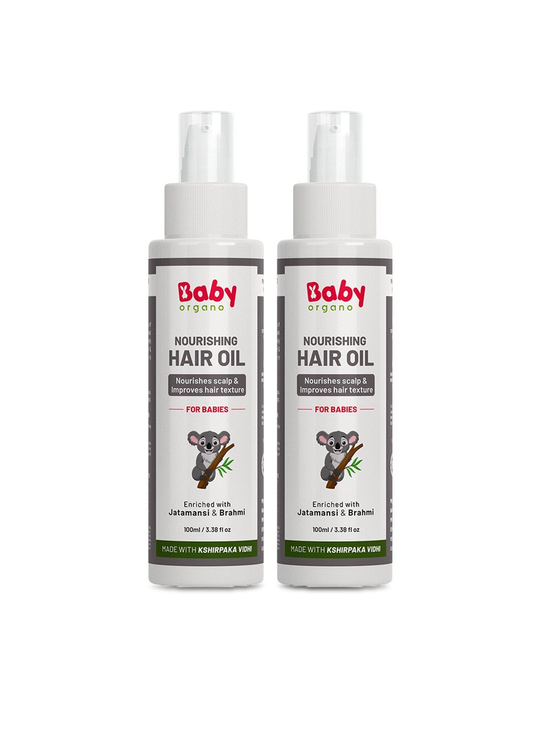 

BABYORGANO Set Of 2 Baby Hair Oil-100ml Each, White