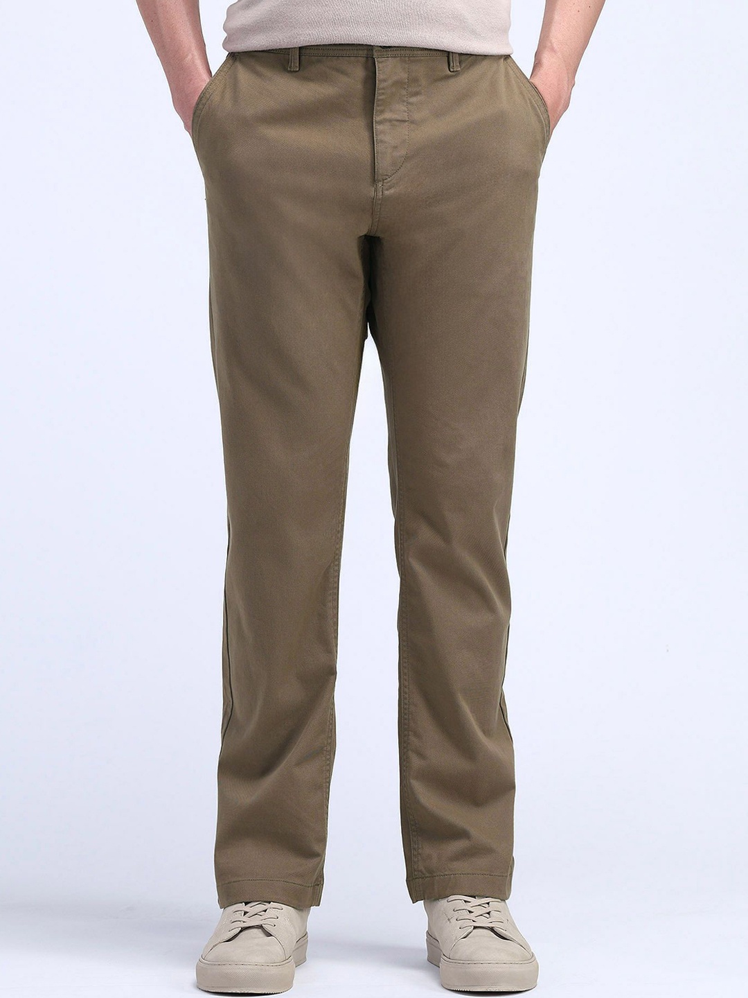 

Flying Machine Men Urban Slim Slim Fit Trousers, Brown