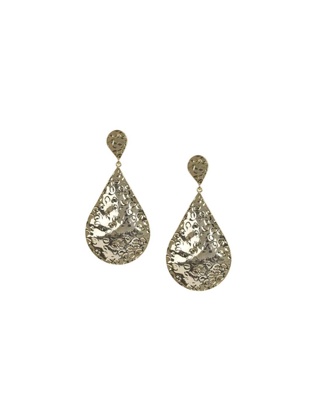 

VALLIYAN BY NITYA Contemporary Drop Earrings, Gold