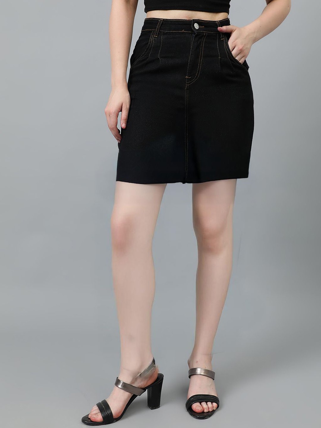 

Kotty Pencil Mini Skirts, Black