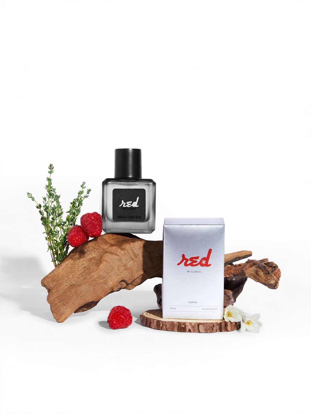 

Ludic Red Men Leather Long Lasting Eau De Parfum-100ml, Black