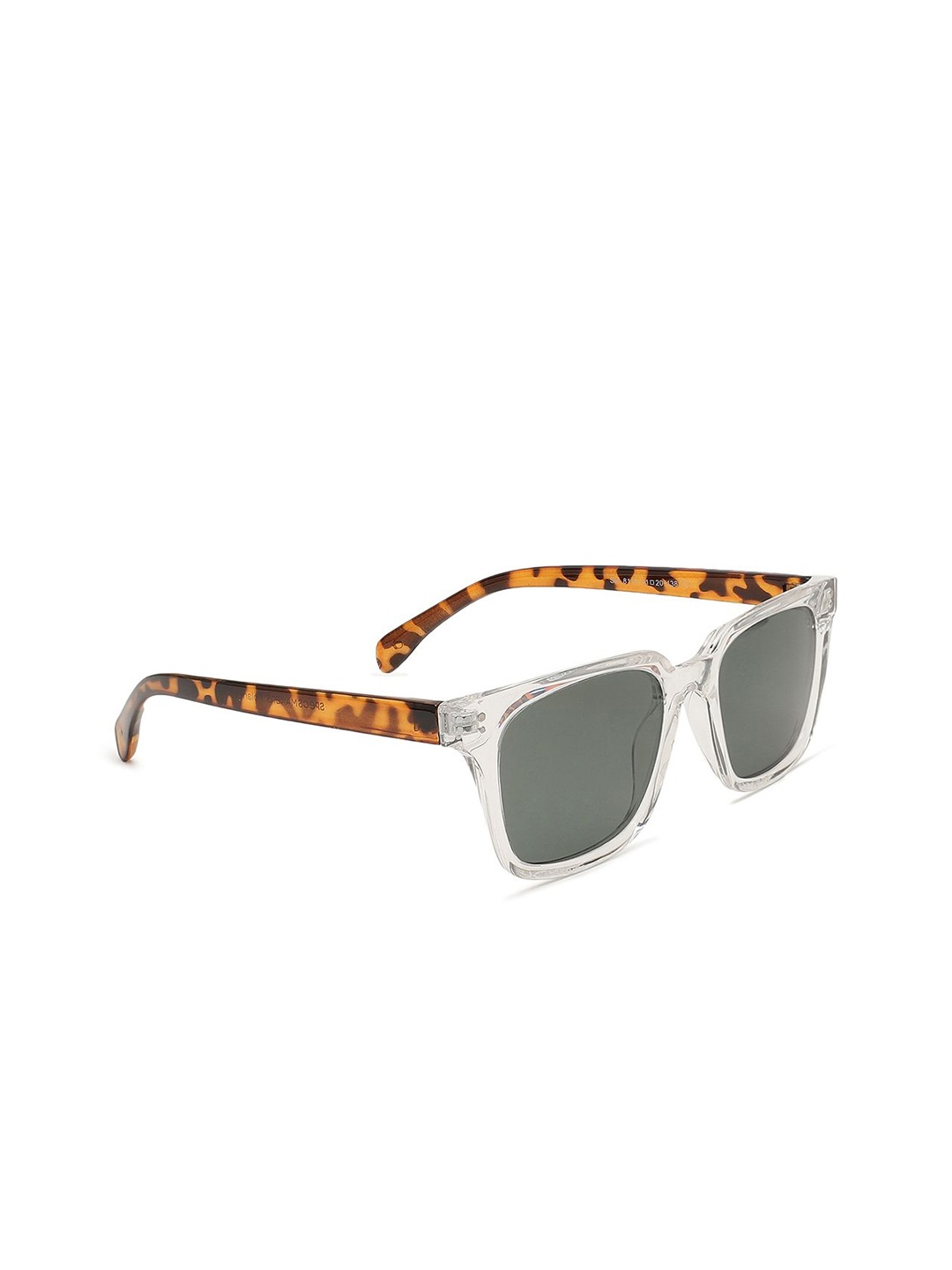 

Specsmakers Unisex Square Sunglasses SSFCWTGR51SPO8110, Green