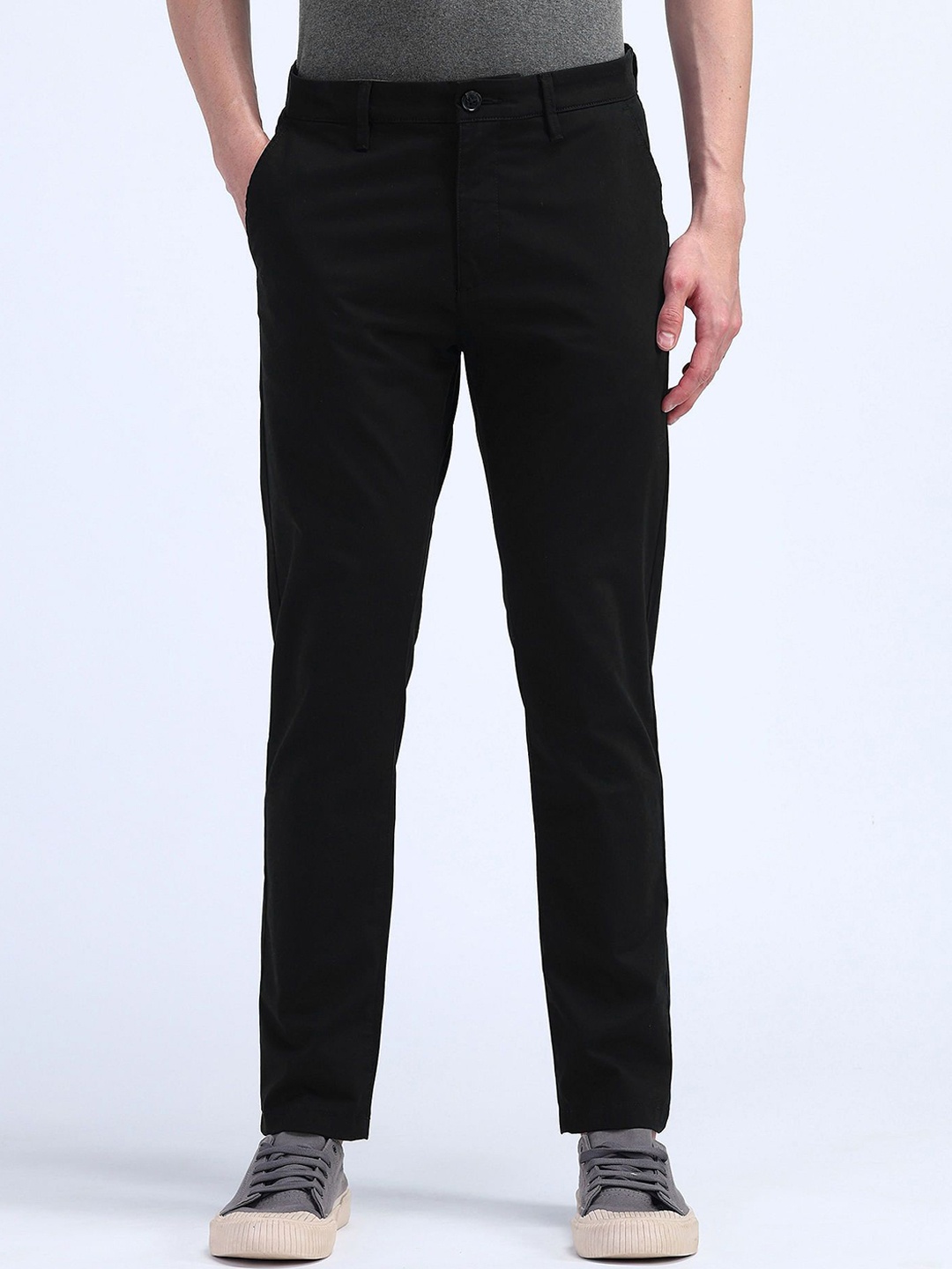 

Flying Machine Men Urban Slim Slim Fit Trousers, Black