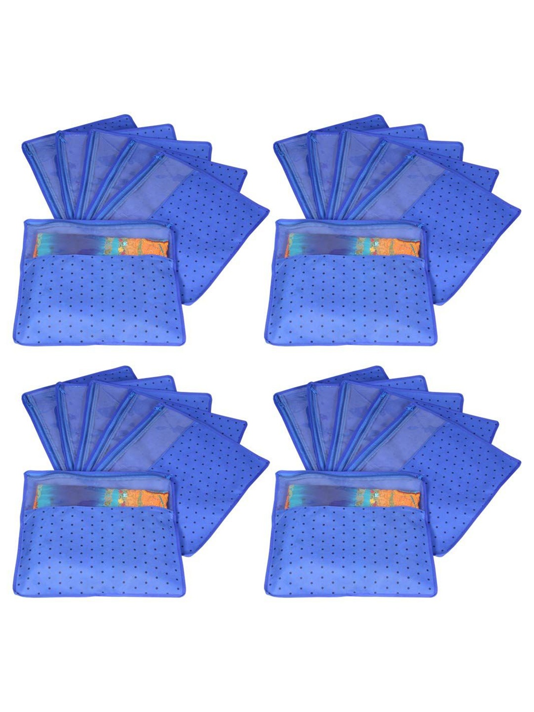 

prettykrafts Blue Set of 6 Regular Drawer Organiser Organisers