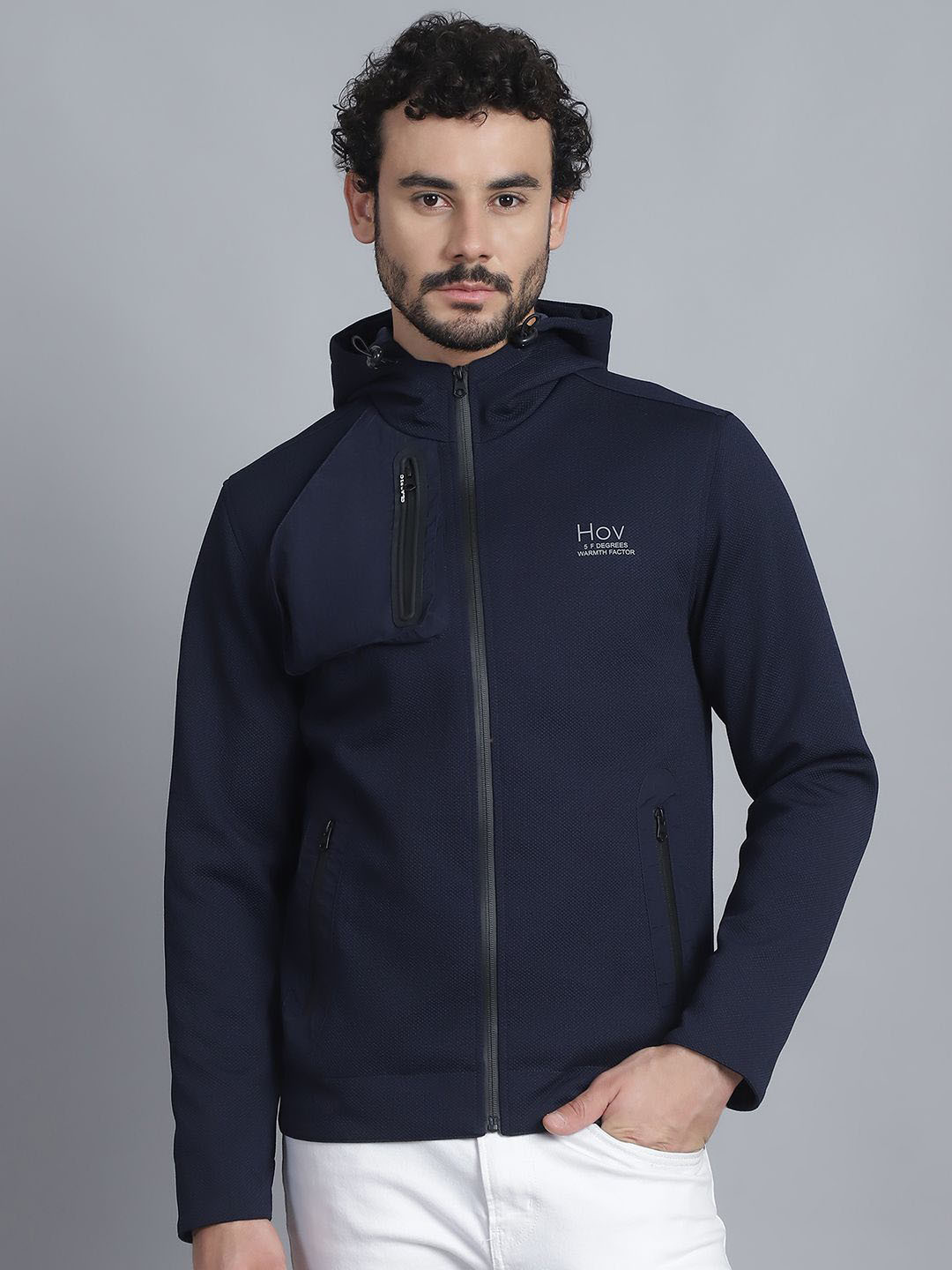 

HOUSE OF VEDAS Men Lightweight Tailored Jacket, Navy blue