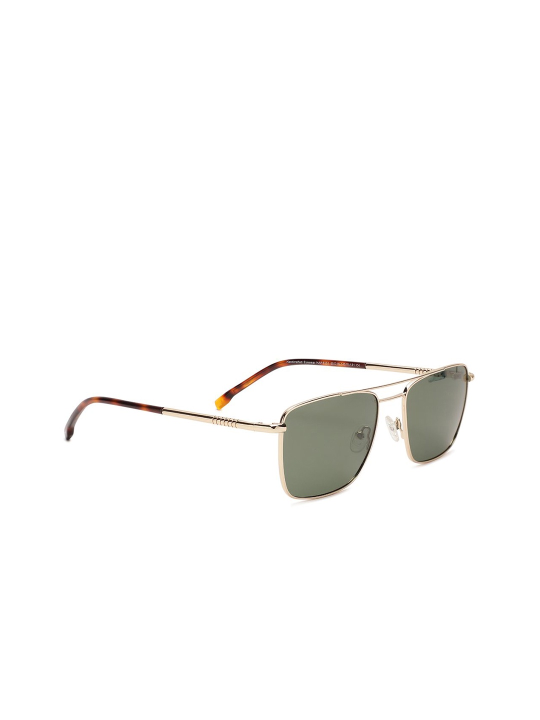 

Specsmakers Unisex Rectangle Sunglasses SMFGDSGR55HAP6101, Green