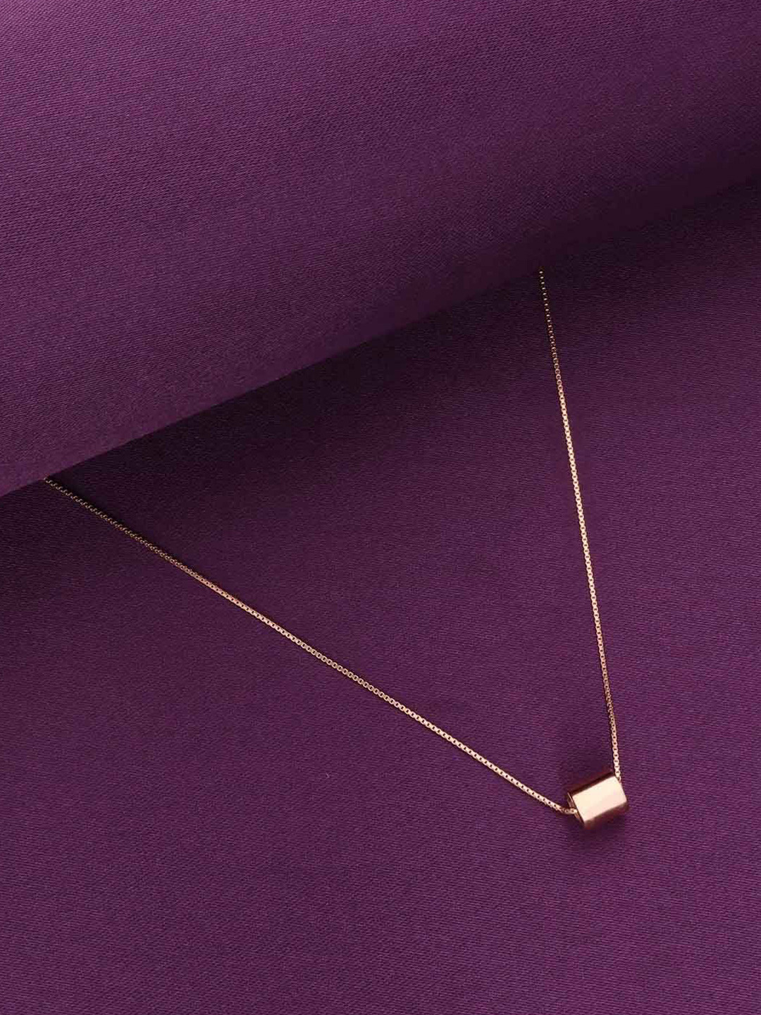 

KAI JEWEL 925 Sterling Silver Rose Gold-Plated Necklace