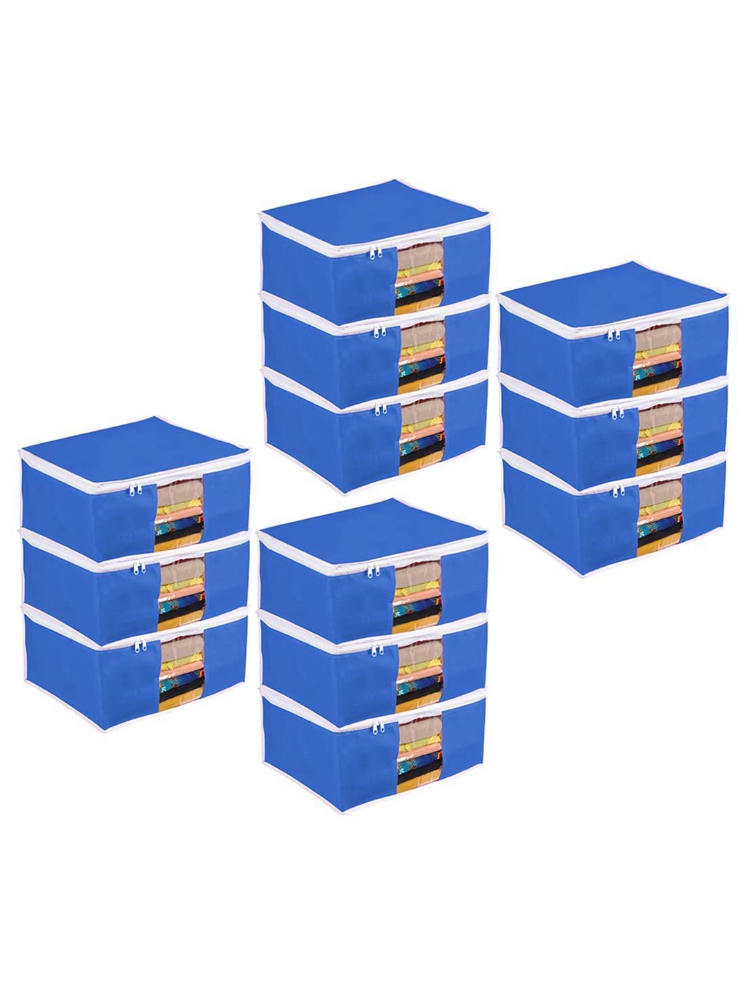 

prettykrafts Blue Set of 6 Regular Drawer Organiser Organisers