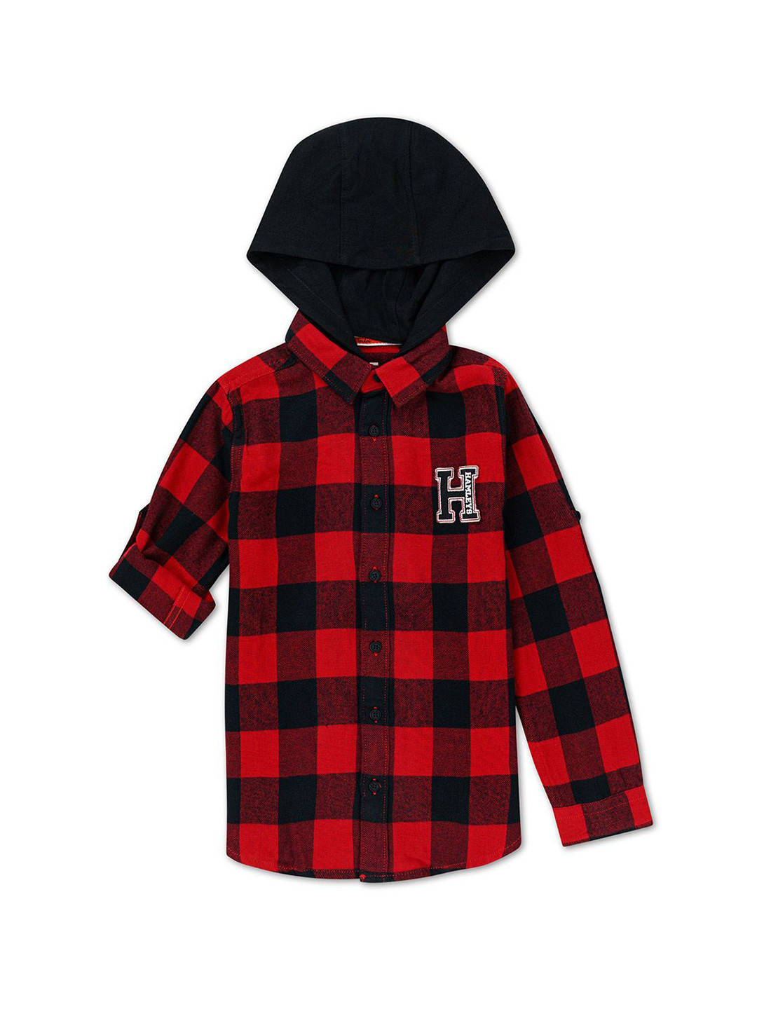 

H By Hamleys Boys Classic Opaque Checked Casual Shirt, Multi