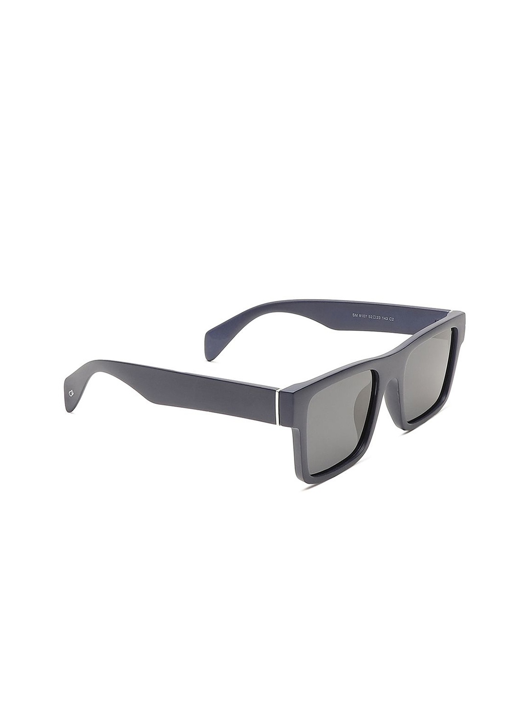 

Specsmakers Unisex Square Sunglasses SSFBLMGY52SPO8107, Grey