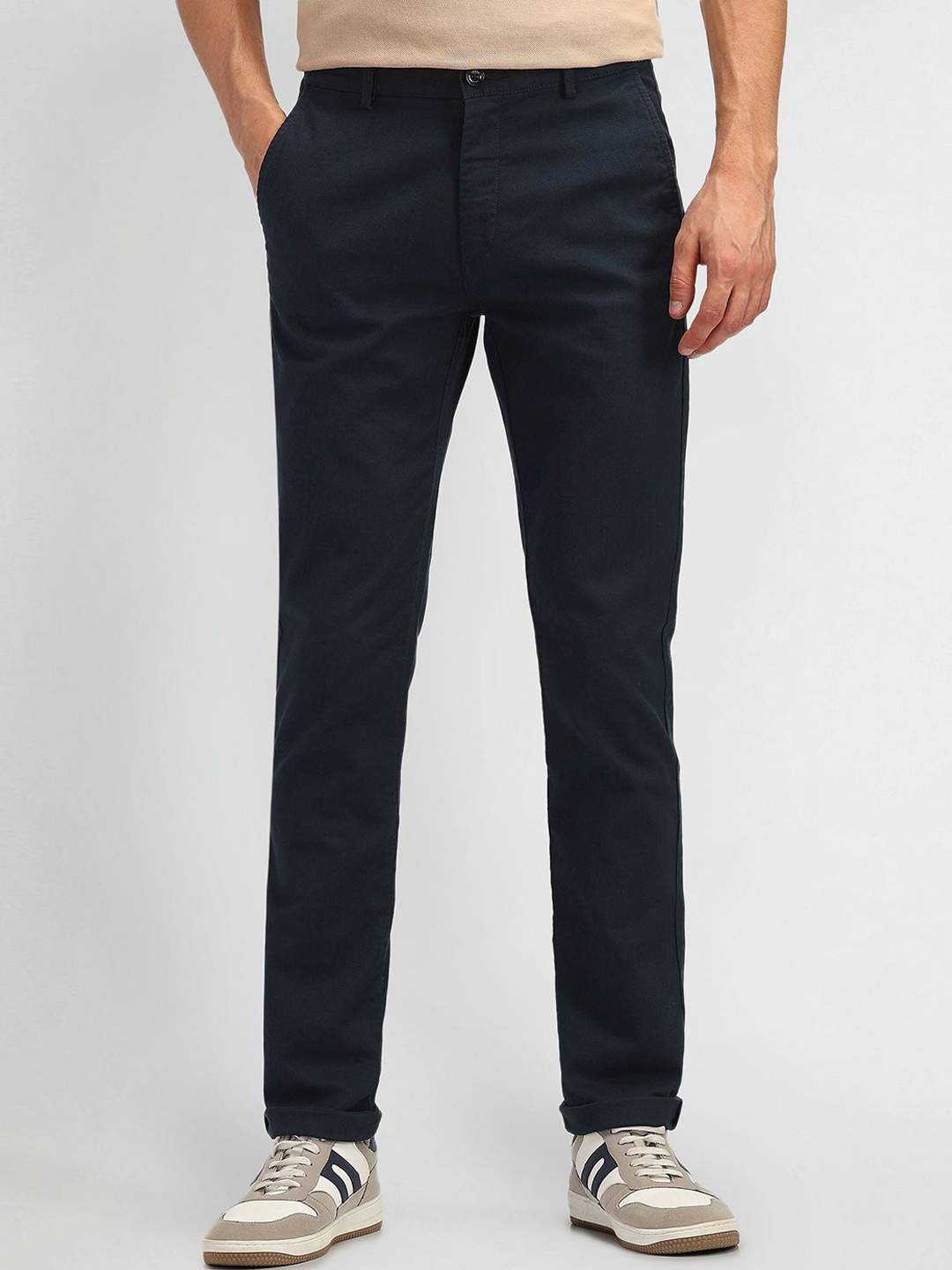 

Arrow Sport Men Urban Slim Slim Fit Trousers, Blue