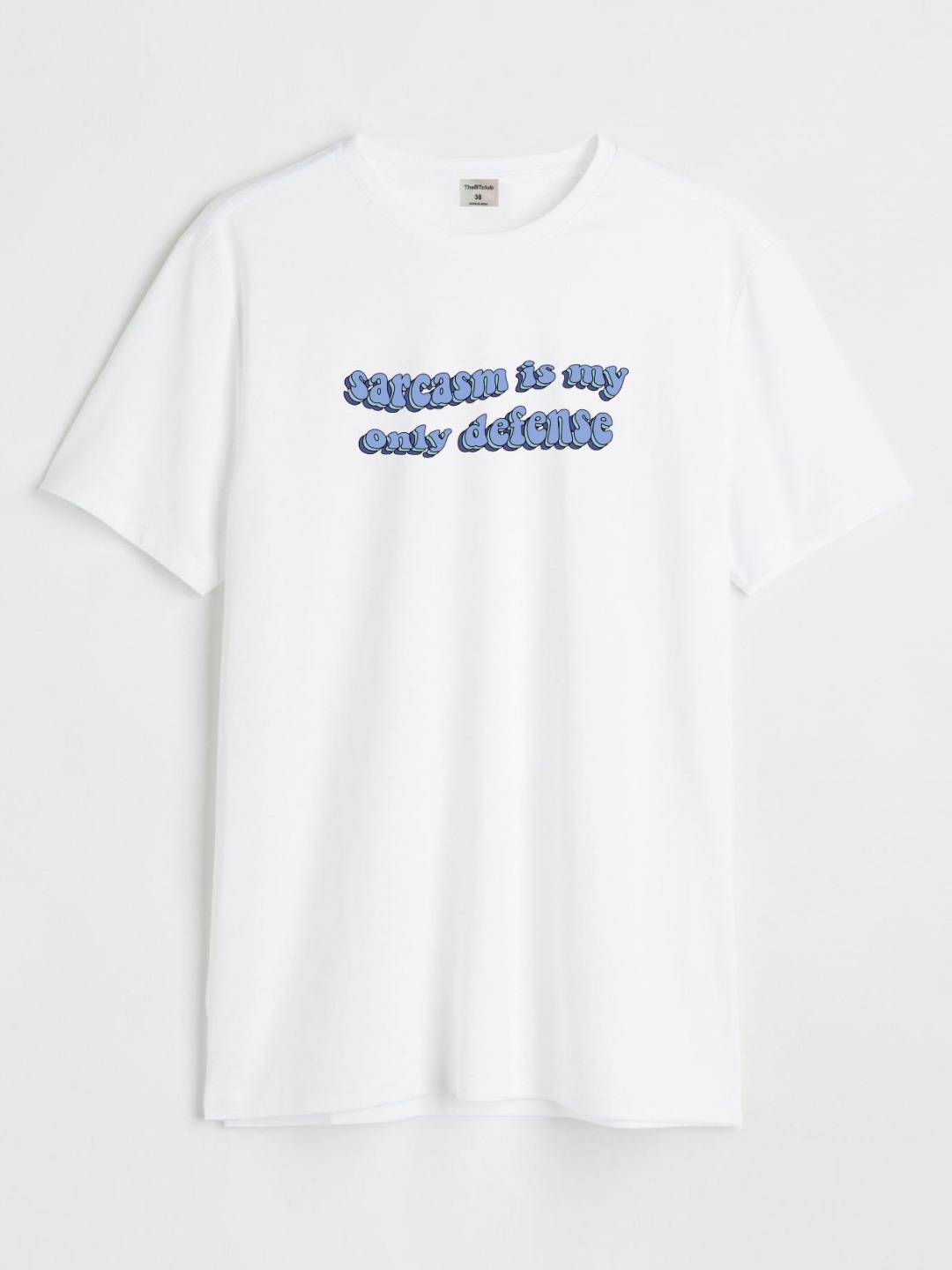 

TheBTclub Men Printed Activchill T-shirt, White