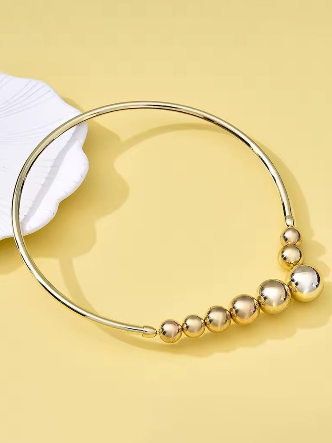 

MEENAZ Gold-Plated Stainless Steel Anti Tarnish Choker Necklace