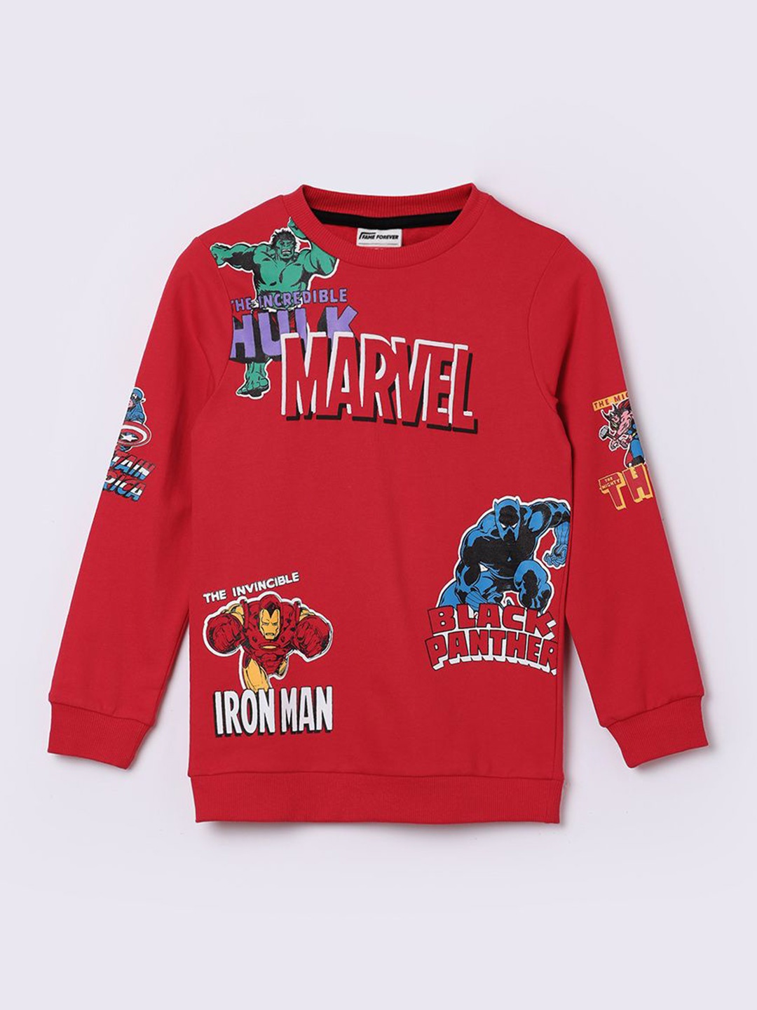 

Fame Forever by Lifestyle Boys Red Disney-Marvel Sweatshirt