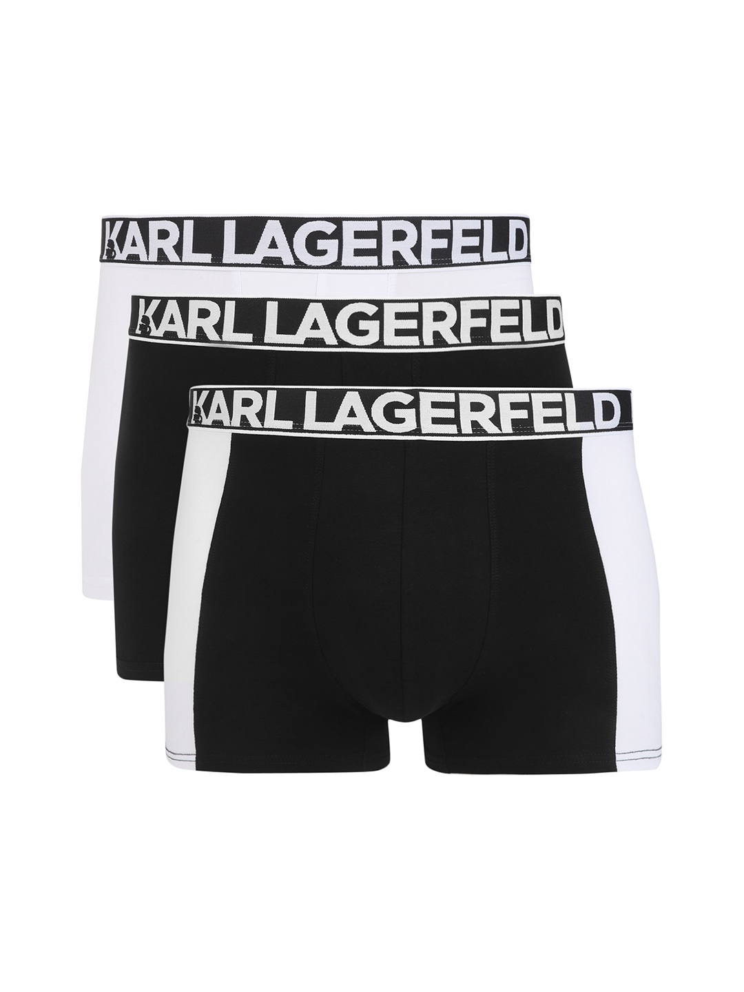 

Karl Lagerfeld Pack Of 3 Breathability Trunks 0312095245A24006, Black