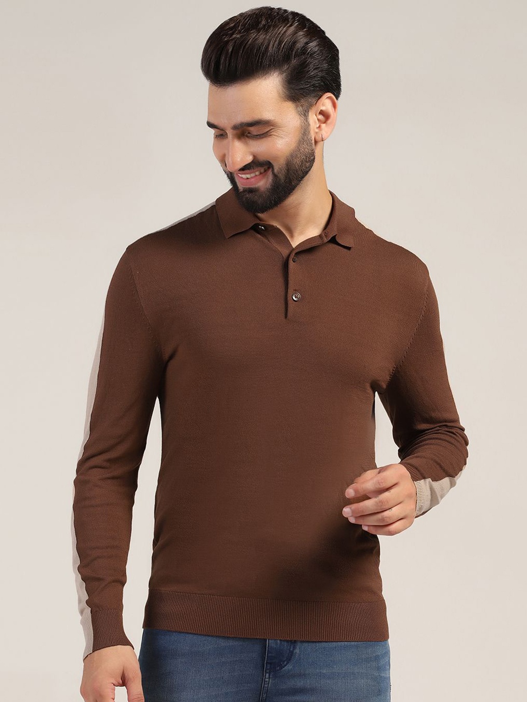 

Blackberrys Polo Collar Neck Tshirt, Rust