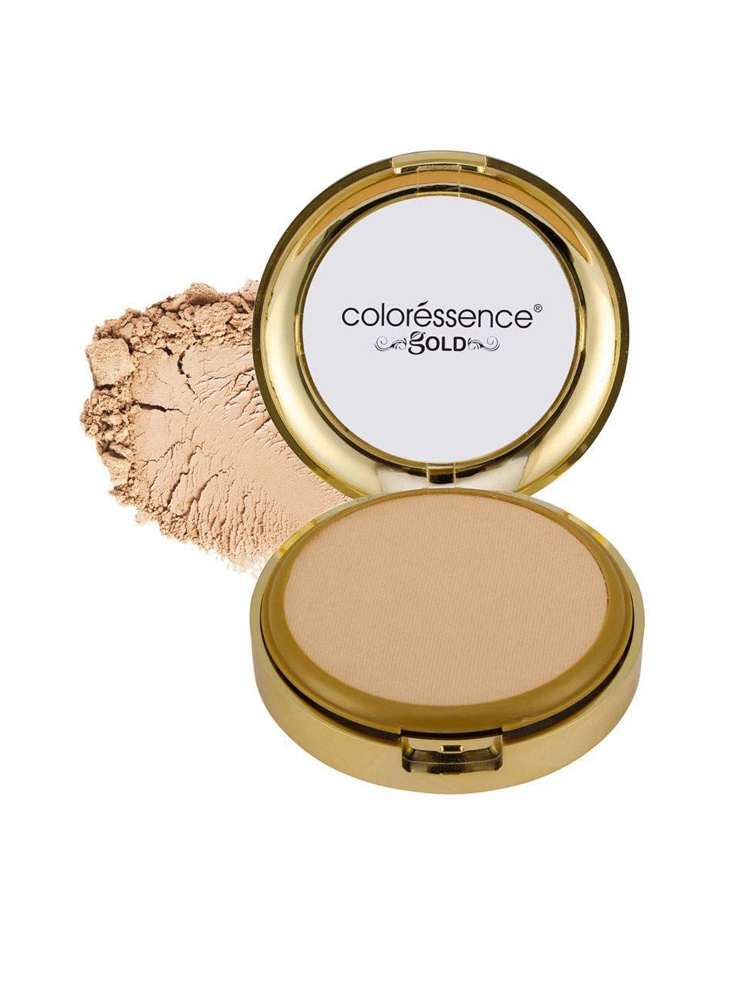 

Coloressence Gold Glitterati Compact Powder - 10gm - Honey Matte- GMP-04, Brown