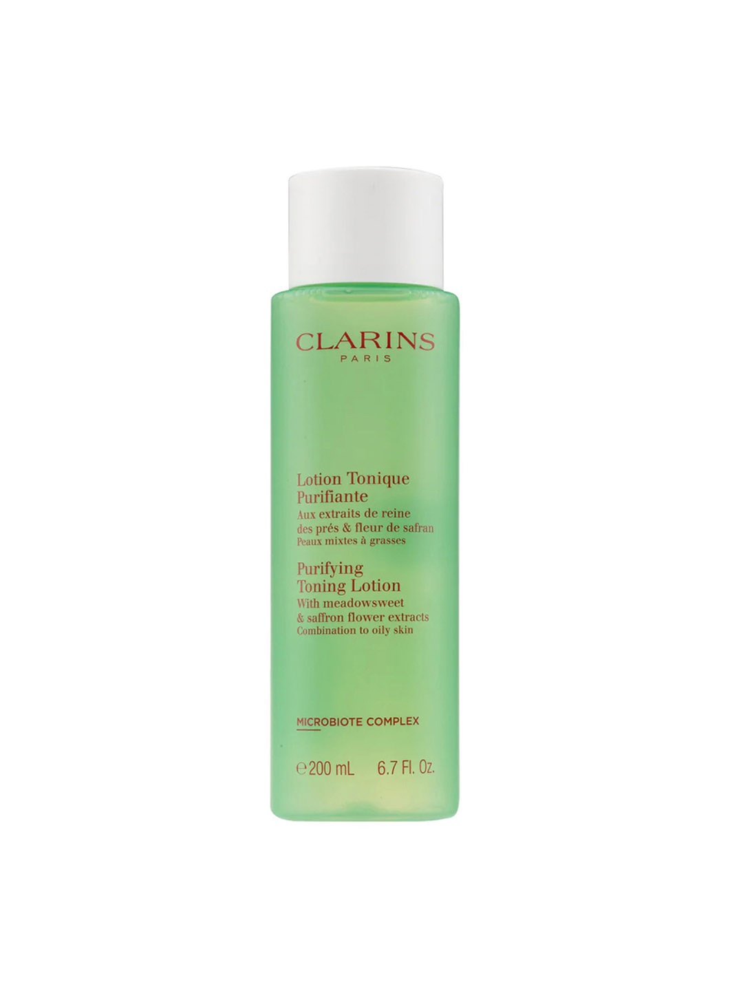 

CLARINS Purifying Toning Lotion with Meadowsweet & Saffron Flowers Extract - 200ml, Green