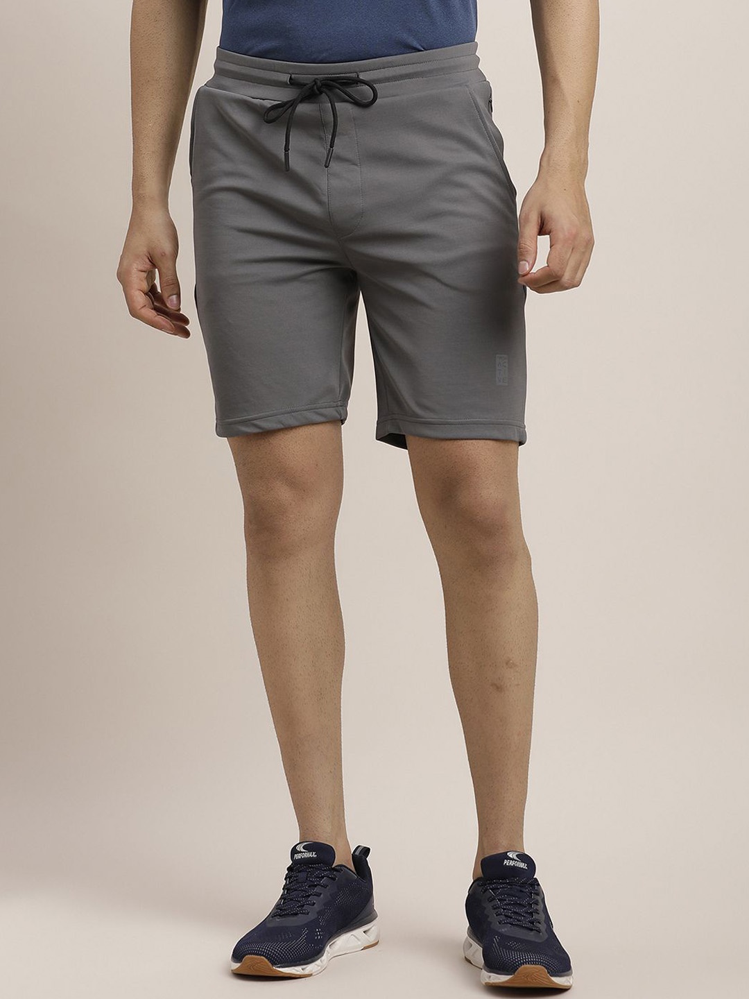 

Turtle Men Slim Fit Shorts, Grey