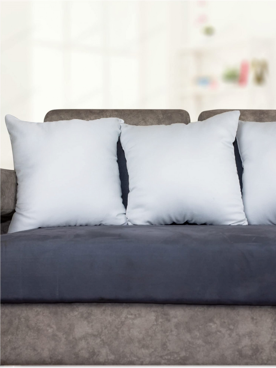 

Vendola White 3 Pieces Square Cushion Covers