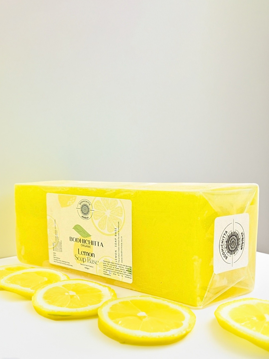 

Bodhichitta Organic Lemon Glycerin Soap Base- 1000gm, Yellow