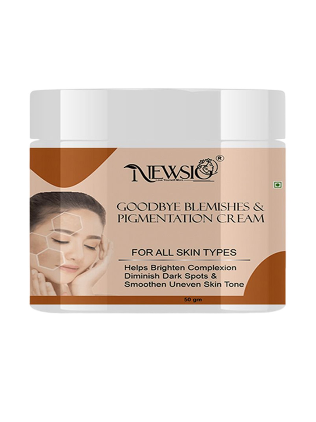 

Newsio Goodybye blemishes & pigmentation cream-50g, White