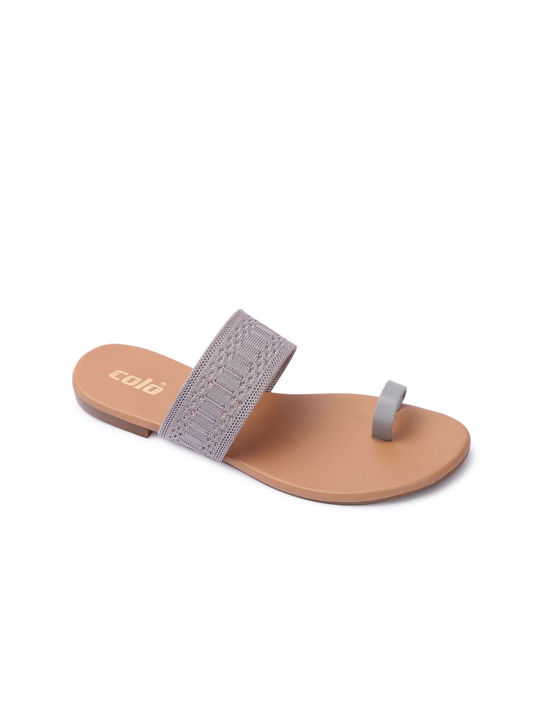 

Colo Women Open Toe Flats, Grey